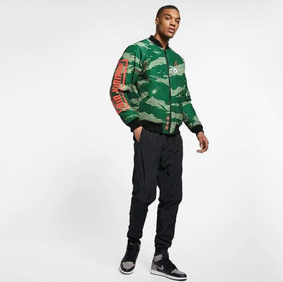 camo jordan jacket